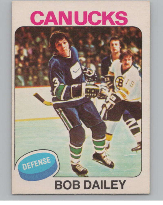1975-76 O-Pee-Chee #231 Bob Dailey Hockey Vancouver Canucks  V103964 Image 1