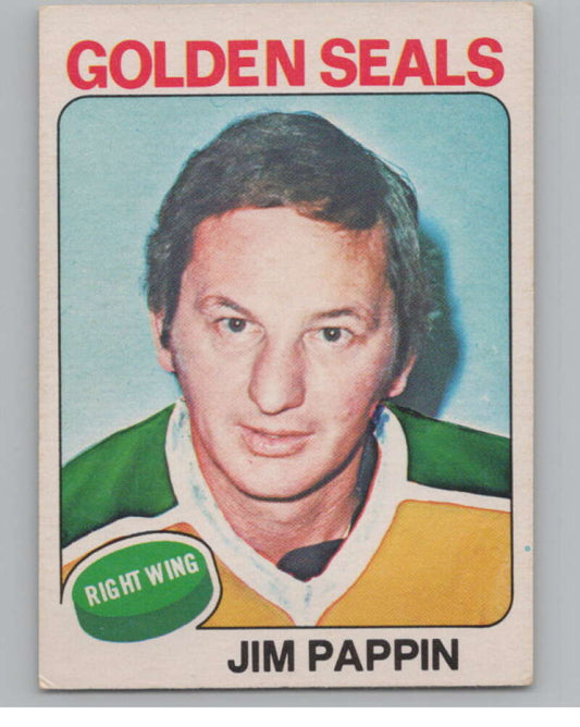 1975-76 O-Pee-Chee #234 Jim Pappin Hockey California Golden Seals  V103965 Image 1