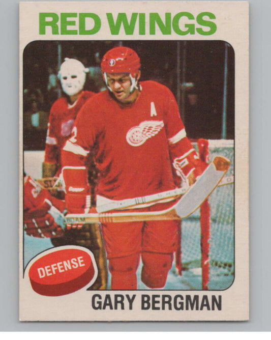 1975-76 O-Pee-Chee #236 Gary Bergman Hockey Detroit Red Wings  V103969 Image 1