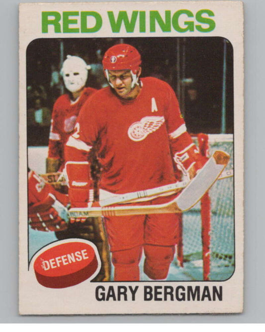 1975-76 O-Pee-Chee #236 Gary Bergman Hockey Detroit Red Wings  V103970 Image 1