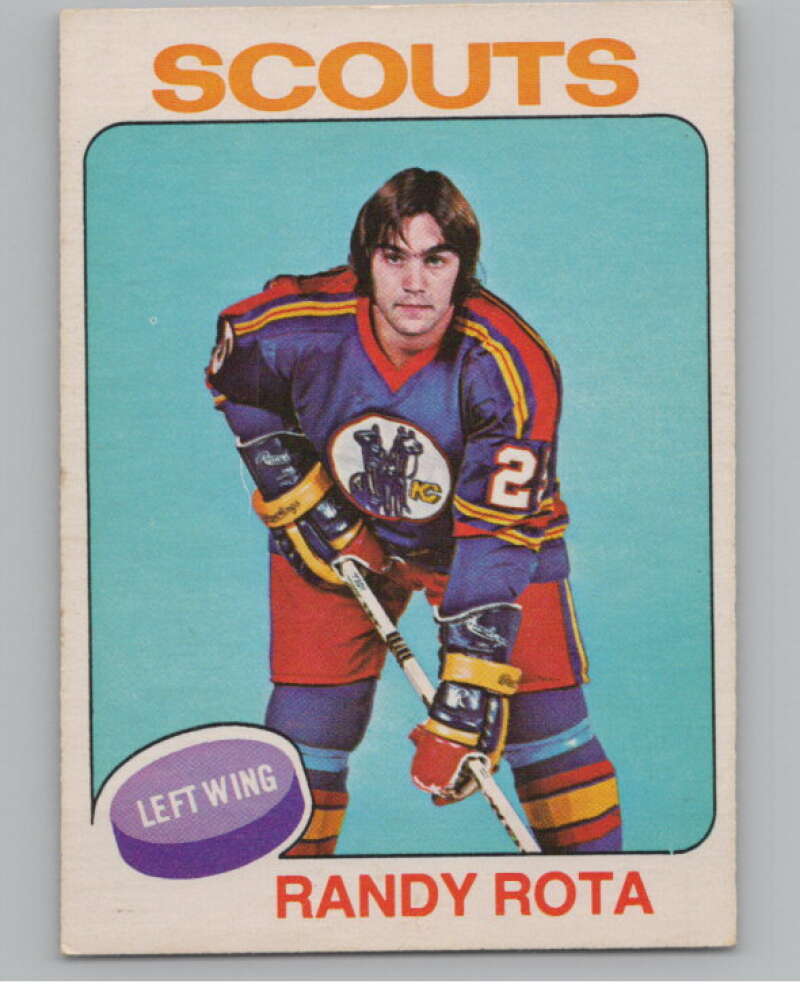 1975-76 O-Pee-Chee #237 Randy Rota Hockey Kansas City Scouts  V103972 Image 1