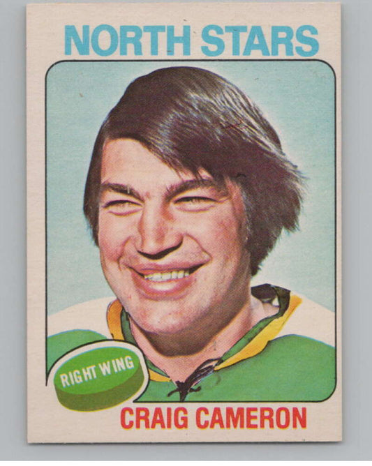 1975-76 O-Pee-Chee #239 Craig Cameron Hockey Minnesota North Stars  V103973 Image 1