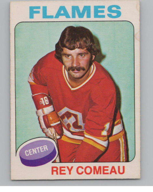 1975-76 O-Pee-Chee #248 Rey Comeau Hockey Atlanta Flames  V103975 Image 1