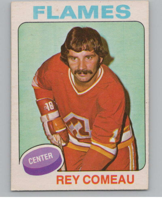 1975-76 O-Pee-Chee #248 Rey Comeau Hockey Atlanta Flames  V103976 Image 1