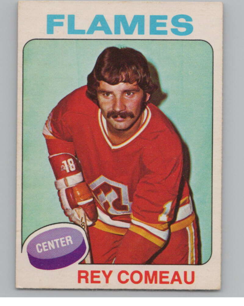 1975-76 O-Pee-Chee #248 Rey Comeau Hockey Atlanta Flames  V103978 Image 1