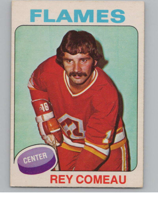 1975-76 O-Pee-Chee #248 Rey Comeau Hockey Atlanta Flames  V103978 Image 1