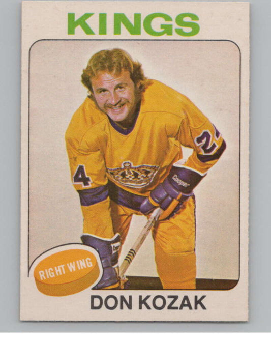 1975-76 O-Pee-Chee #276 Don Kozak Hockey Los Angeles Kings  V103982 Image 1