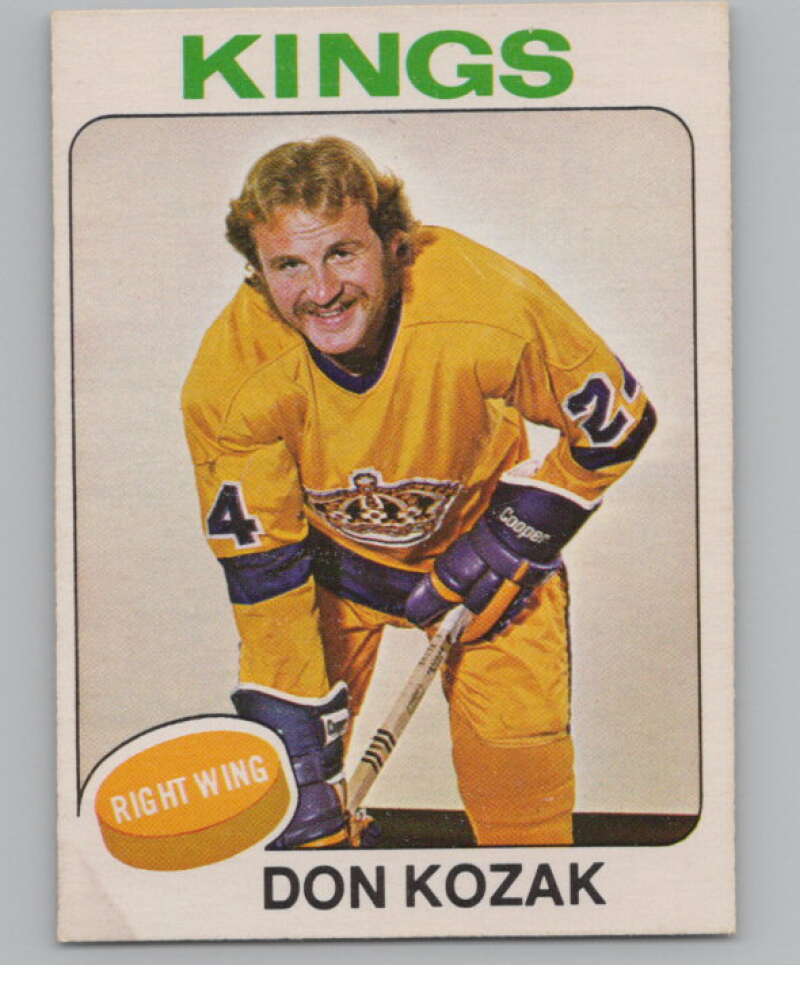 1975-76 O-Pee-Chee #276 Don Kozak Hockey Los Angeles Kings  V103983 Image 1