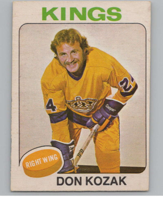 1975-76 O-Pee-Chee #276 Don Kozak Hockey Los Angeles Kings  V103984 Image 1