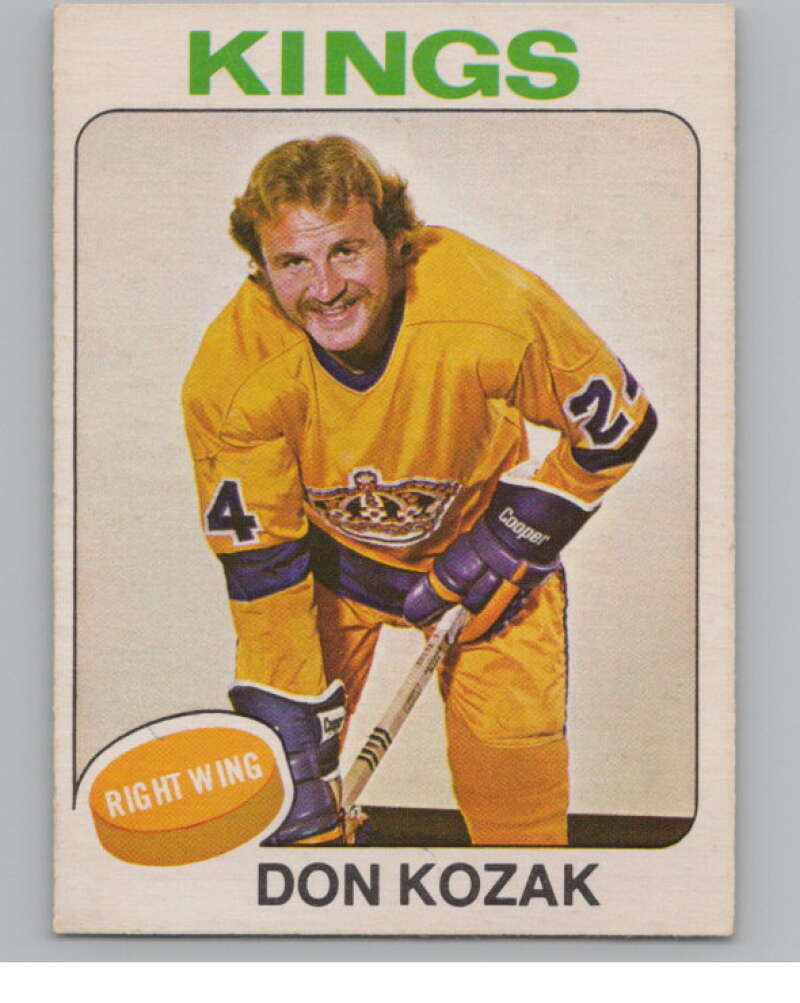 1975-76 O-Pee-Chee #276 Don Kozak Hockey Los Angeles Kings  V103985 Image 1