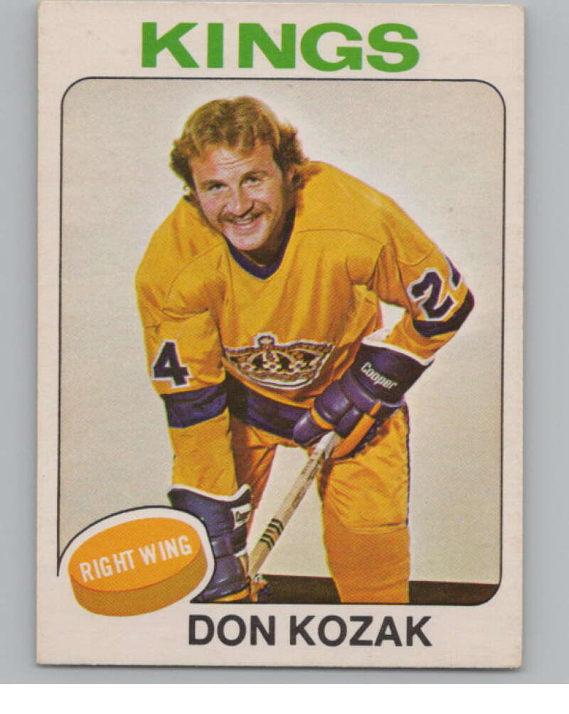 1975-76 O-Pee-Chee #276 Don Kozak Hockey Los Angeles Kings  V103986 Image 1