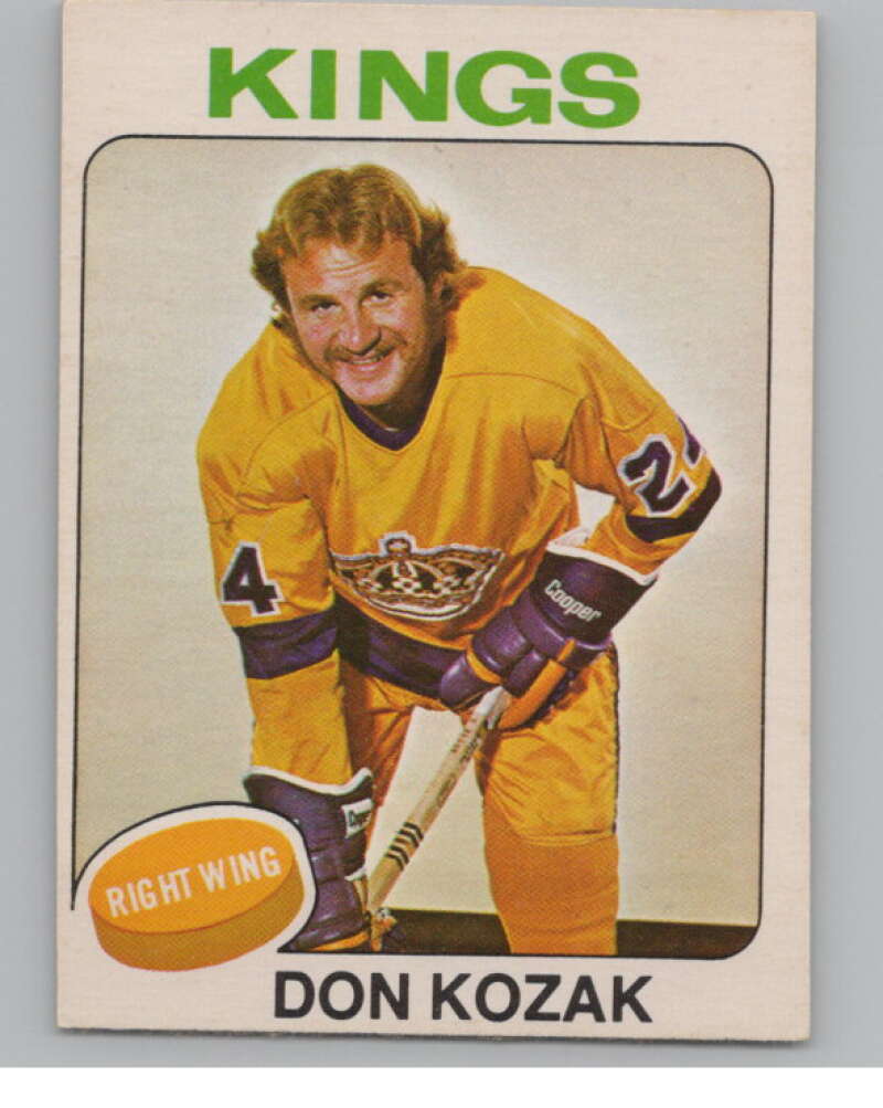 1975-76 O-Pee-Chee #276 Don Kozak Hockey Los Angeles Kings  V103987 Image 1