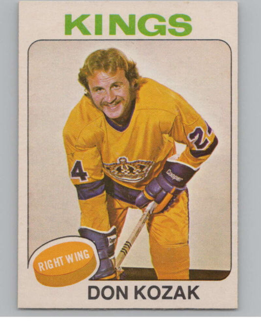 1975-76 O-Pee-Chee #276 Don Kozak Hockey Los Angeles Kings  V103988 Image 1