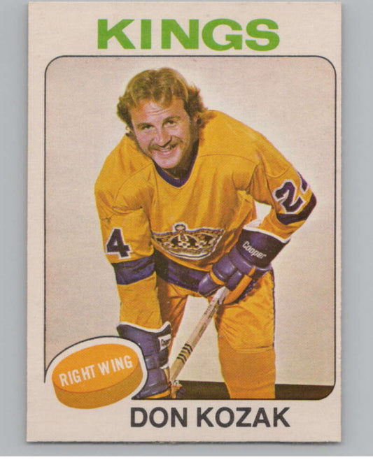 1975-76 O-Pee-Chee #276 Don Kozak Hockey Los Angeles Kings  V103989 Image 1