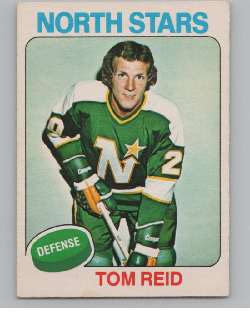 1975-76 O-Pee-Chee #277 Tom Reid Hockey Minnesota North Stars  V103990 Image 1