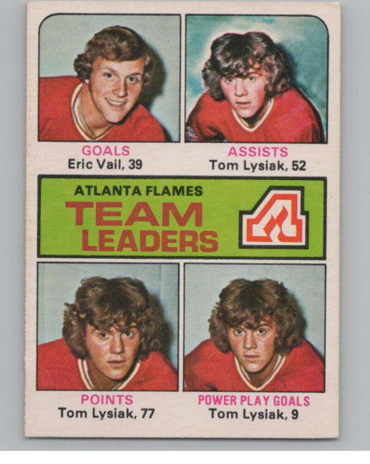 1975-76 O-Pee-Chee #313 Tom Lysiak TL Hockey Atlanta Flames  V104001 Image 1