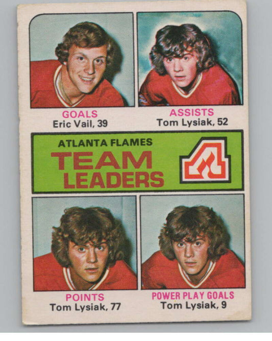 1975-76 O-Pee-Chee #313 Tom Lysiak TL Hockey Atlanta Flames  V104002 Image 1