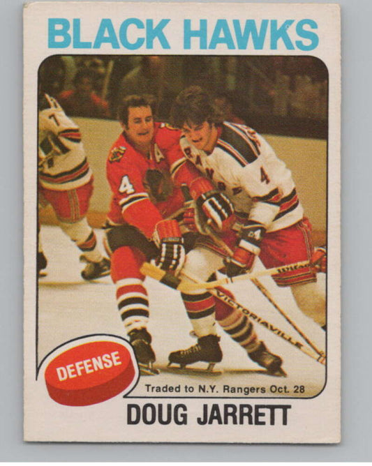 1975-76 O-Pee-Chee #333 Doug Jarrett Hockey Chicago Blackhawks  V104016 Image 1