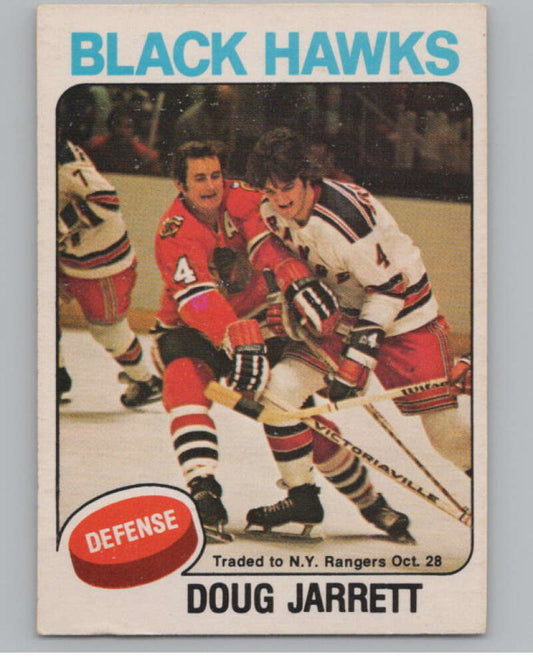 1975-76 O-Pee-Chee #333 Doug Jarrett Hockey Chicago Blackhawks  V104017 Image 1