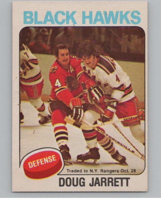 1975-76 O-Pee-Chee #333 Doug Jarrett Hockey Chicago Blackhawks  V104018 Image 1