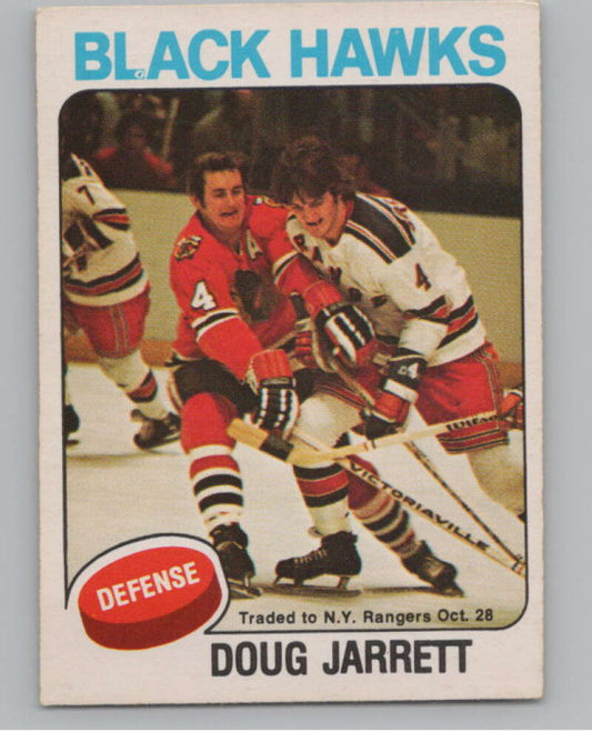 1975-76 O-Pee-Chee #333 Doug Jarrett Hockey Chicago Blackhawks  V104019 Image 1