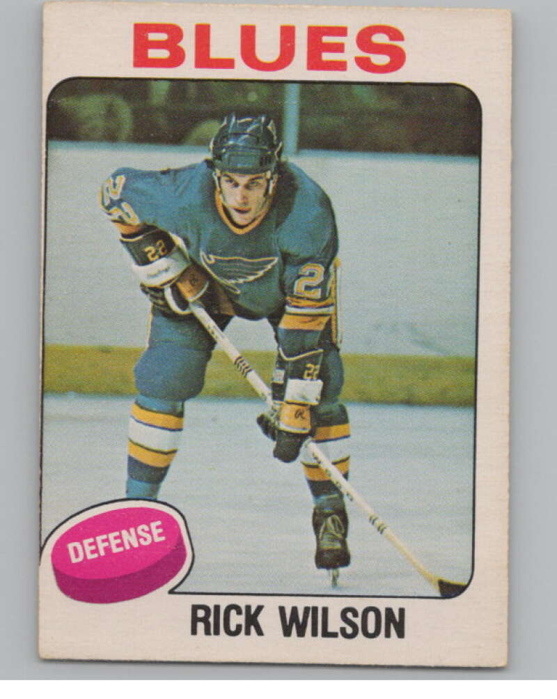 1975-76 O-Pee-Chee #356 Rick Wilson Hockey St. Louis Blues  V104022 Image 1