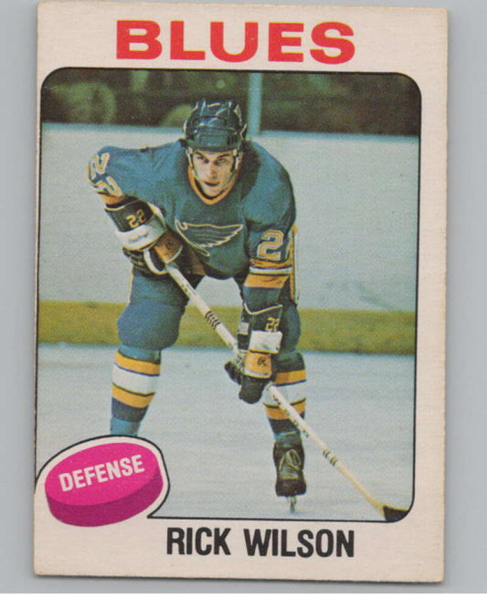 1975-76 O-Pee-Chee #356 Rick Wilson Hockey St. Louis Blues  V104022 Image 1