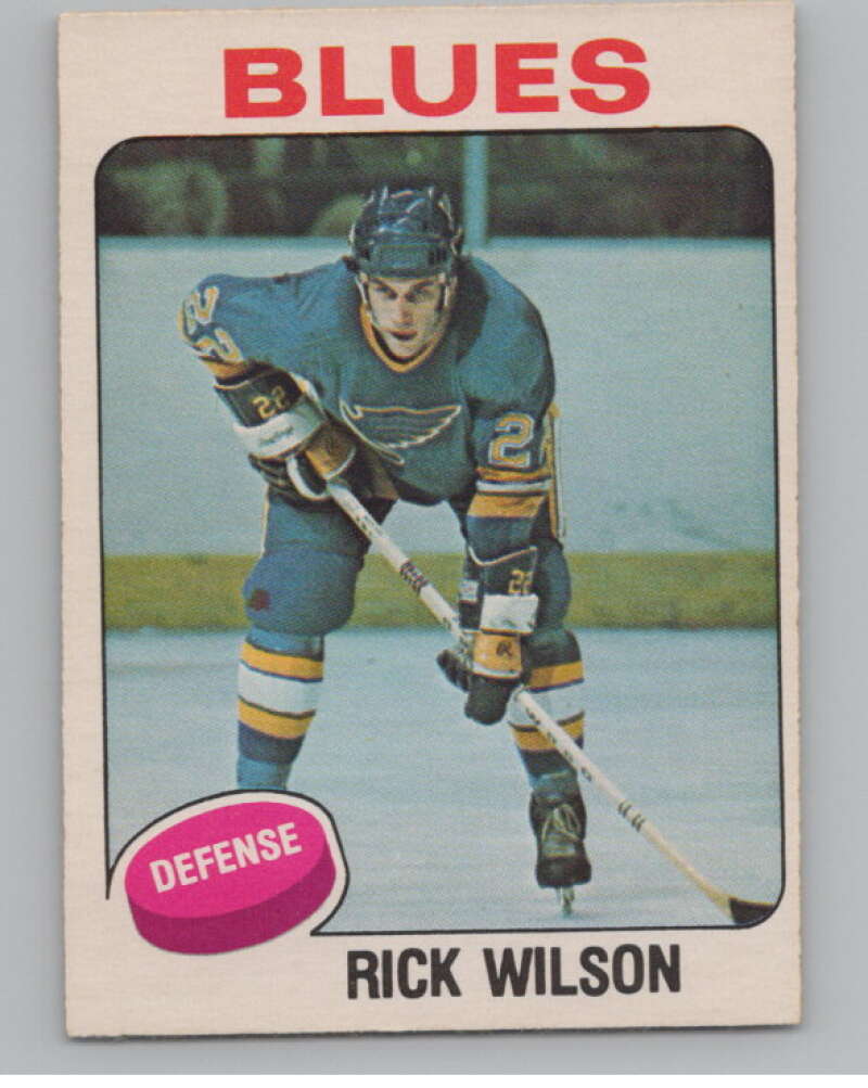 1975-76 O-Pee-Chee #356 Rick Wilson Hockey St. Louis Blues  V104024 Image 1