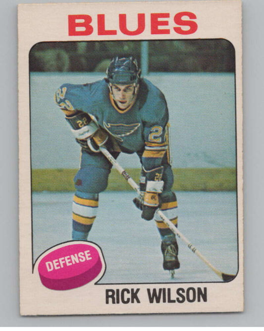 1975-76 O-Pee-Chee #356 Rick Wilson Hockey St. Louis Blues  V104024 Image 1