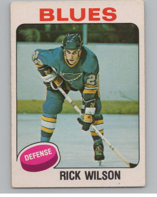 1975-76 O-Pee-Chee #356 Rick Wilson Hockey St. Louis Blues  V104025 Image 1