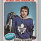 1975-76 O-Pee-Chee #365 Brian Glennie Hockey Toronto Maple Leafs  V104028 Image 1