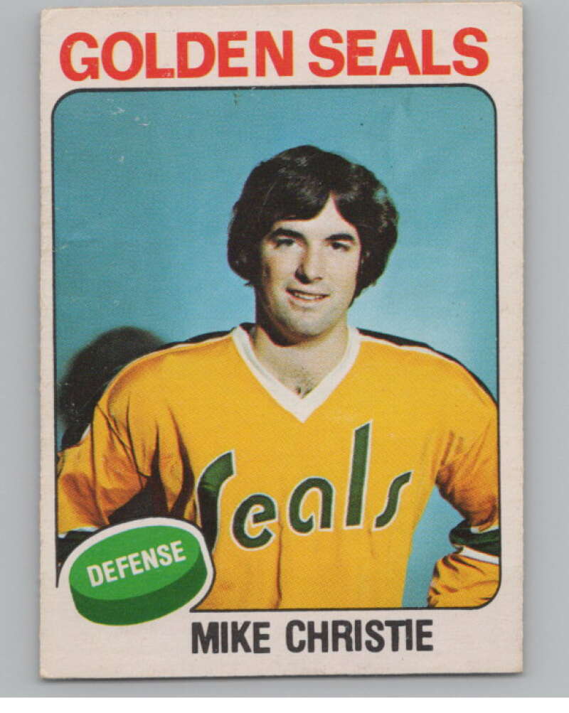 1975-76 O-Pee-Chee #366 Mike Christie Hockey California Golden Seals  V104031 Image 1