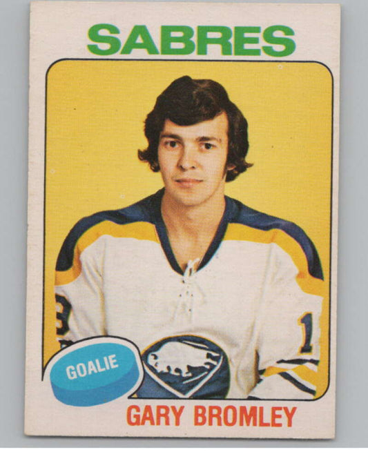 1975-76 O-Pee-Chee #368 Gary Bromley Hockey Buffalo Sabres  V104032 Image 1