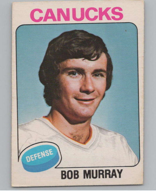 1975-76 O-Pee-Chee #386 Bob Murray Hockey Vancouver Canucks  V104038 Image 1