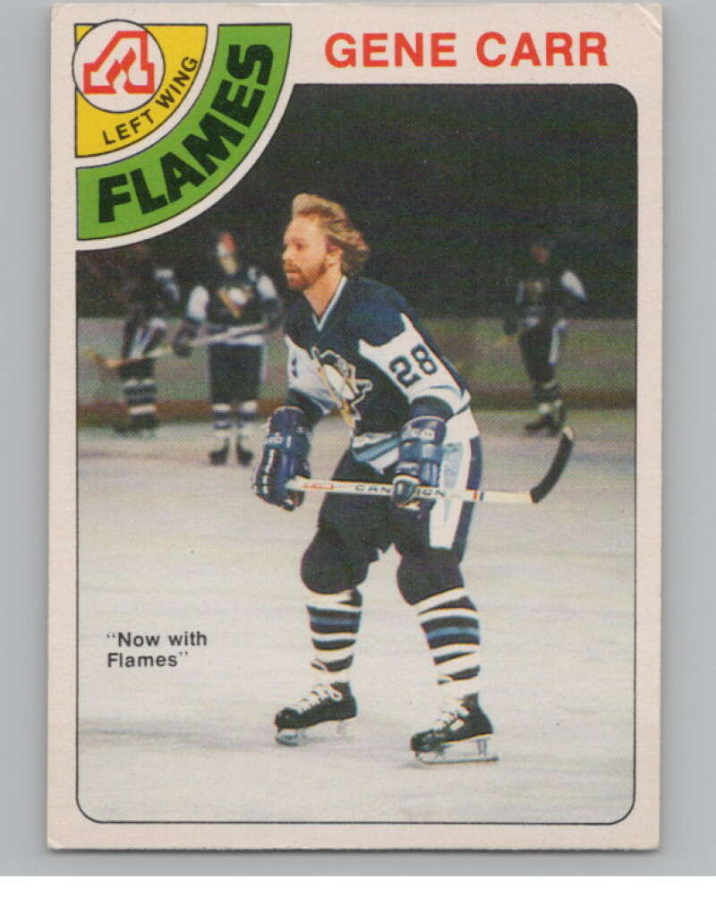 1978-79 O-Pee-Chee #14 Gene Carr  Hockey Atlanta Flames  V104043 Image 1
