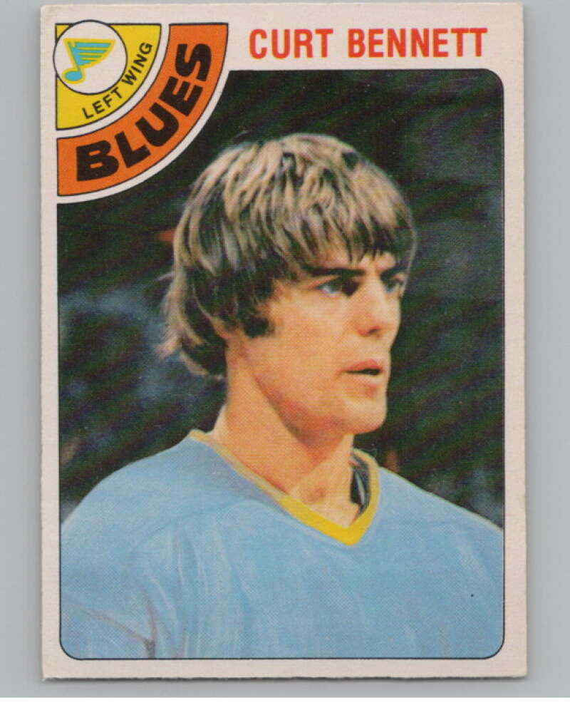 1978-79 O-Pee-Chee #31 Curt Bennett  Hockey St. Louis Blues  V104045 Image 1