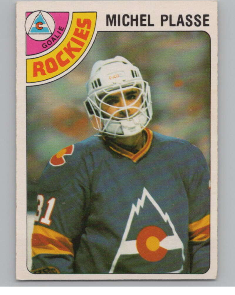1978-79 O-Pee-Chee #36 Michel Plasse  Hockey Colorado Rockies  V104046 Image 1