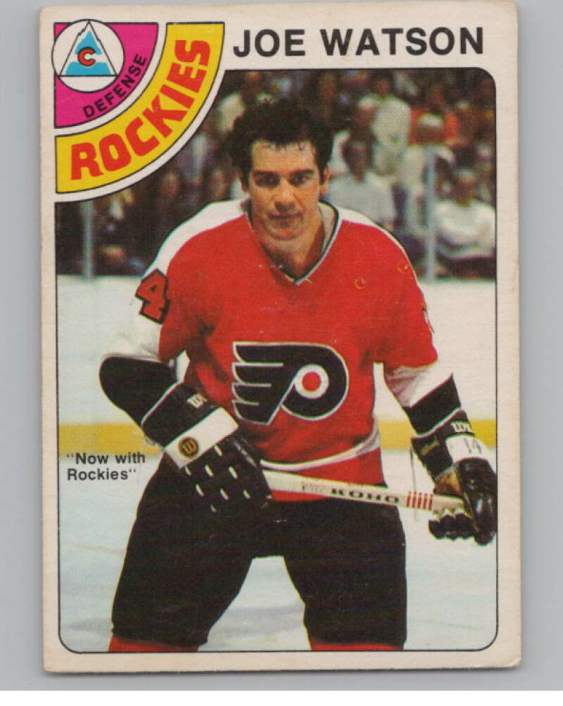 1978-79 O-Pee-Chee #43 Joe Watson  Hockey Colorado Rockies  V104047 Image 1