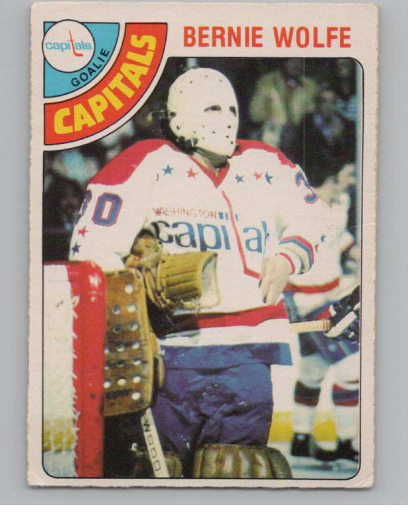 1978-79 O-Pee-Chee #81 Bernie Wolfe  Hockey Washington Capitals  V104051 Image 1