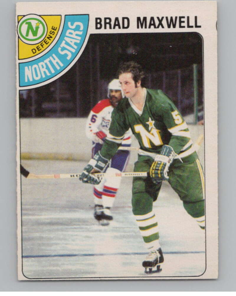 1978-79 O-Pee-Chee #83 Brad Maxwell  Hockey RC Rookie North Stars  V104053 Image 1