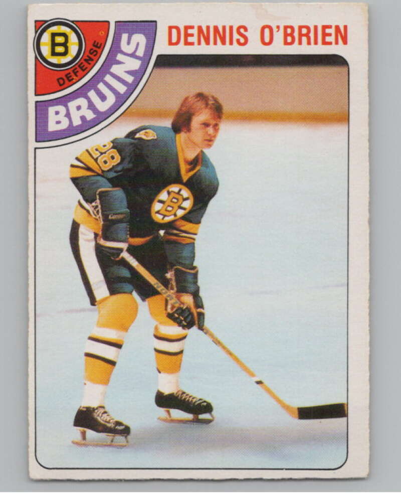 1978-79 O-Pee-Chee #104 Dennis O'Brien  Hockey Boston Bruins  V104059 Image 1