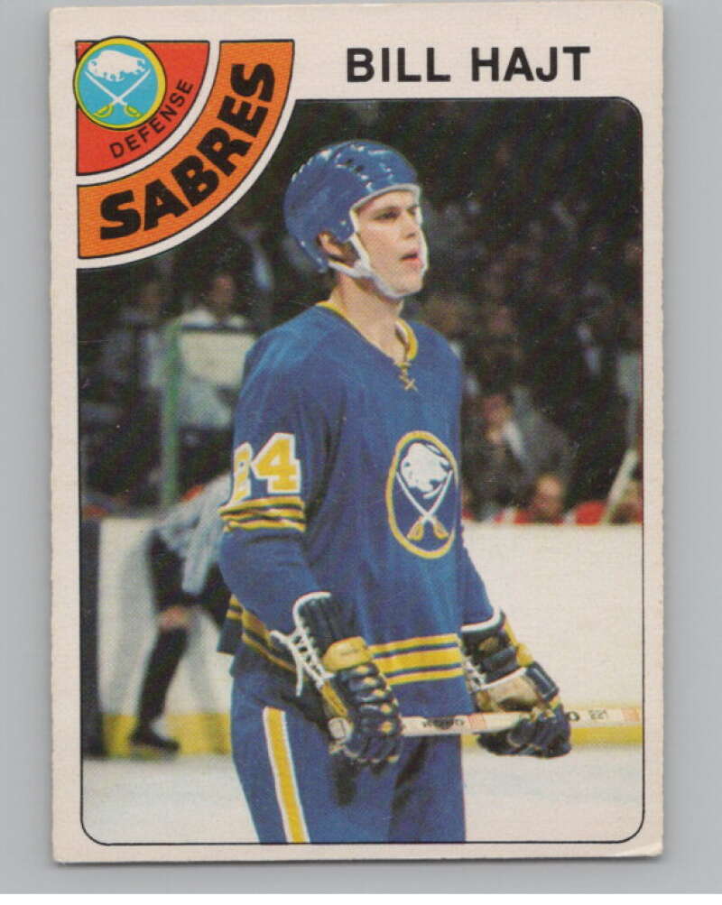 1978-79 O-Pee-Chee #108 Bill Hajt  Hockey Buffalo Sabres  V104060 Image 1