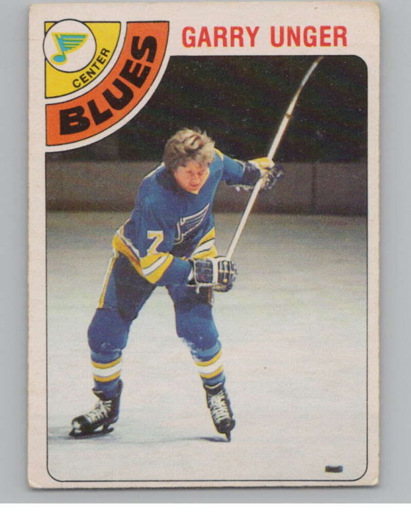 1978-79 O-Pee-Chee #110 Garry Unger  Hockey St. Louis Blues  V104061 Image 1