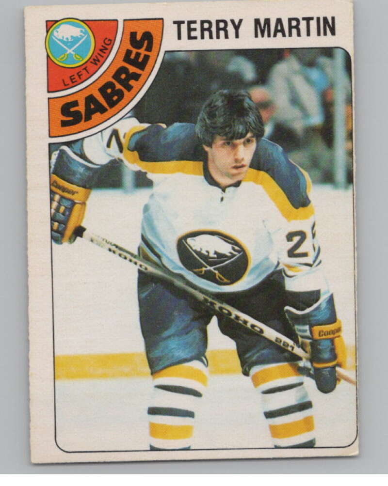 1978-79 O-Pee-Chee #118 Terry Martin  Hockey Buffalo Sabres  V104063 Image 1