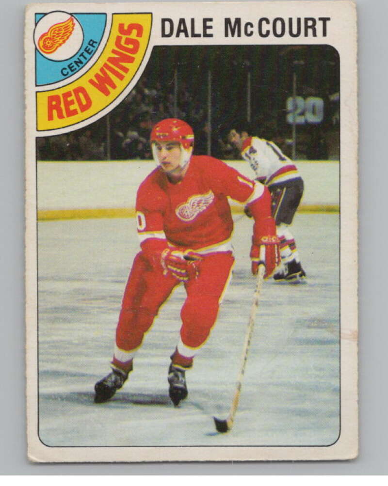 1978-79 O-Pee-Chee #132 Dale McCourt  Hockey RC Rookie Red Wings  V104066 Image 1