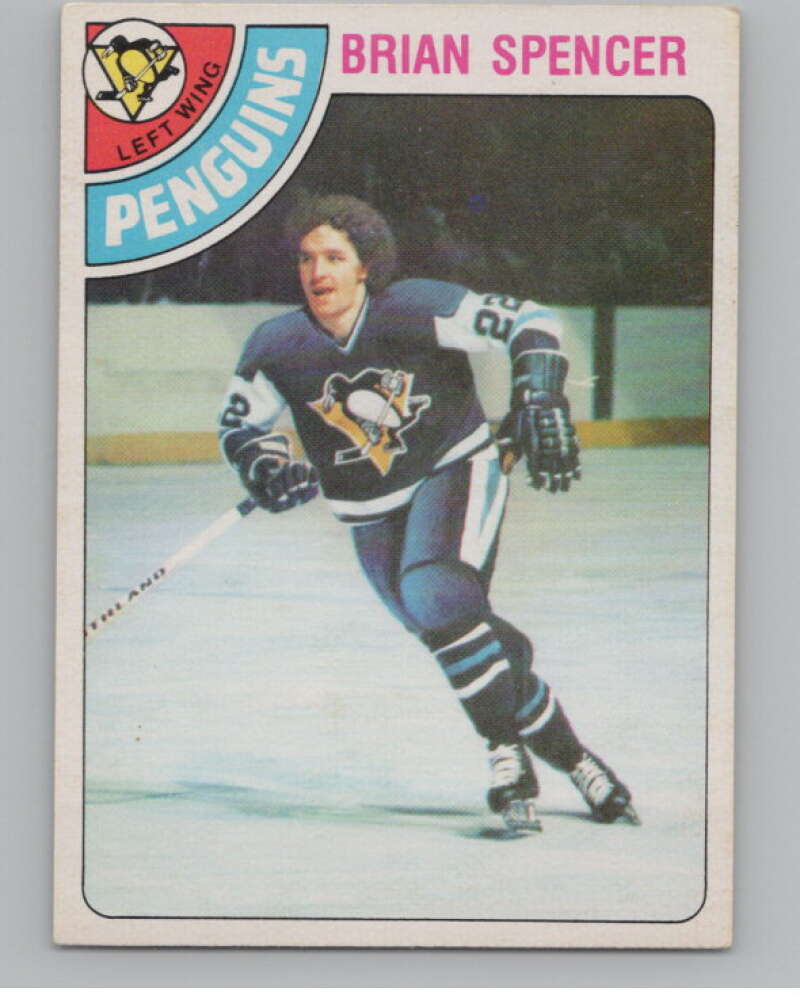 1978-79 O-Pee-Chee #137 Brian Spencer  Hockey Pittsburgh Penguins  V104067 Image 1