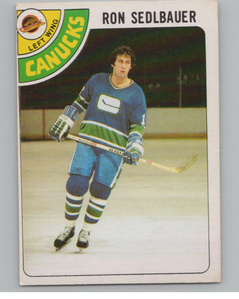 1978-79 O-Pee-Chee #139 Ron Sedlbauer  Hockey Vancouver Canucks  V104069 Image 1