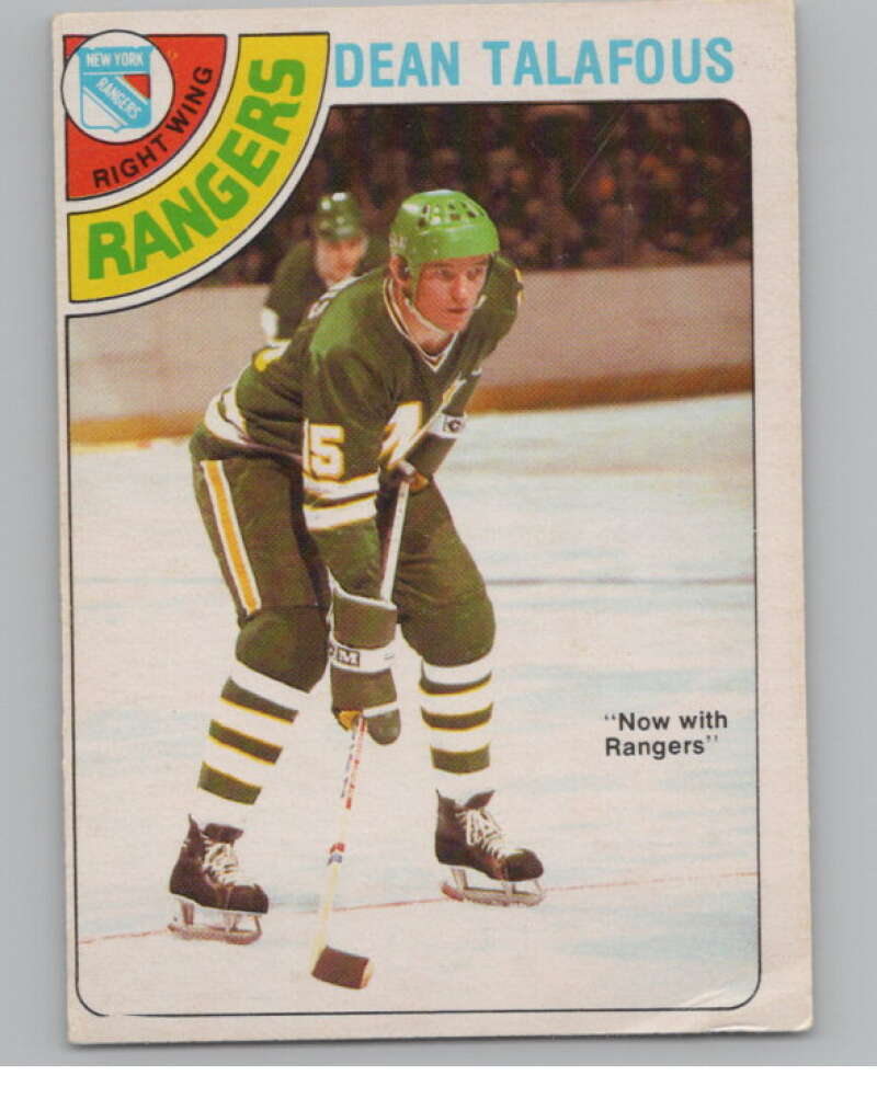 1978-79 O-Pee-Chee #149 Dean Talafous  Hockey New York Rangers  V104072 Image 1