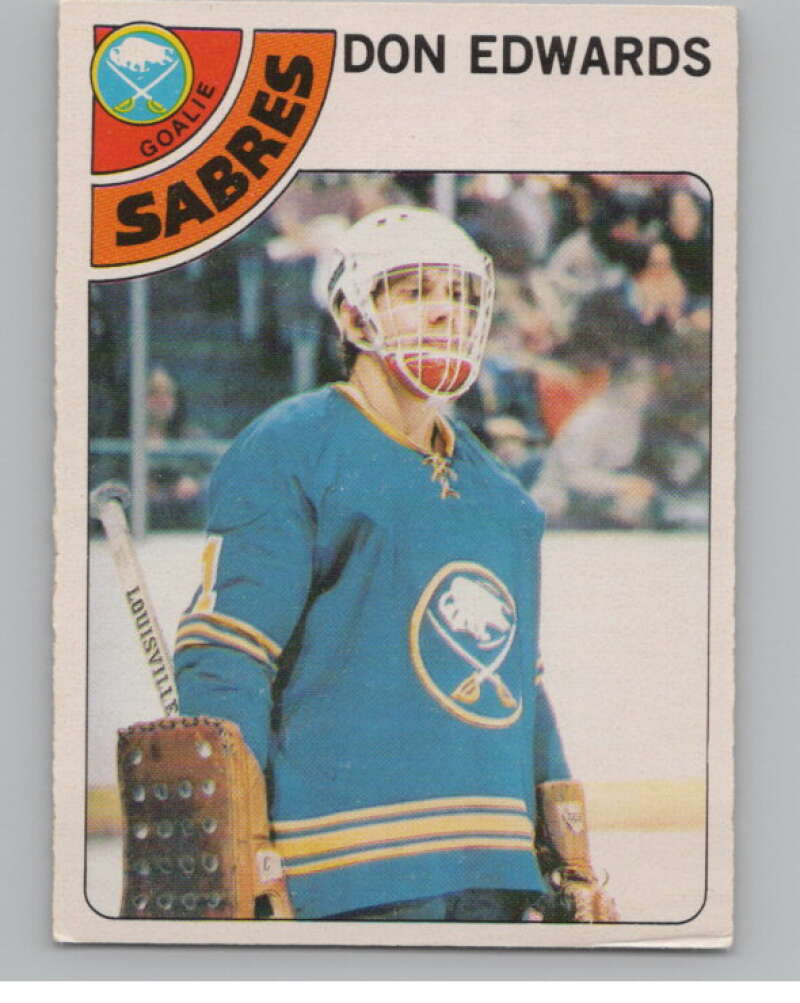1978-79 O-Pee-Chee #150 Don Edwards AS  Hockey Buffalo Sabres  V104073 Image 1