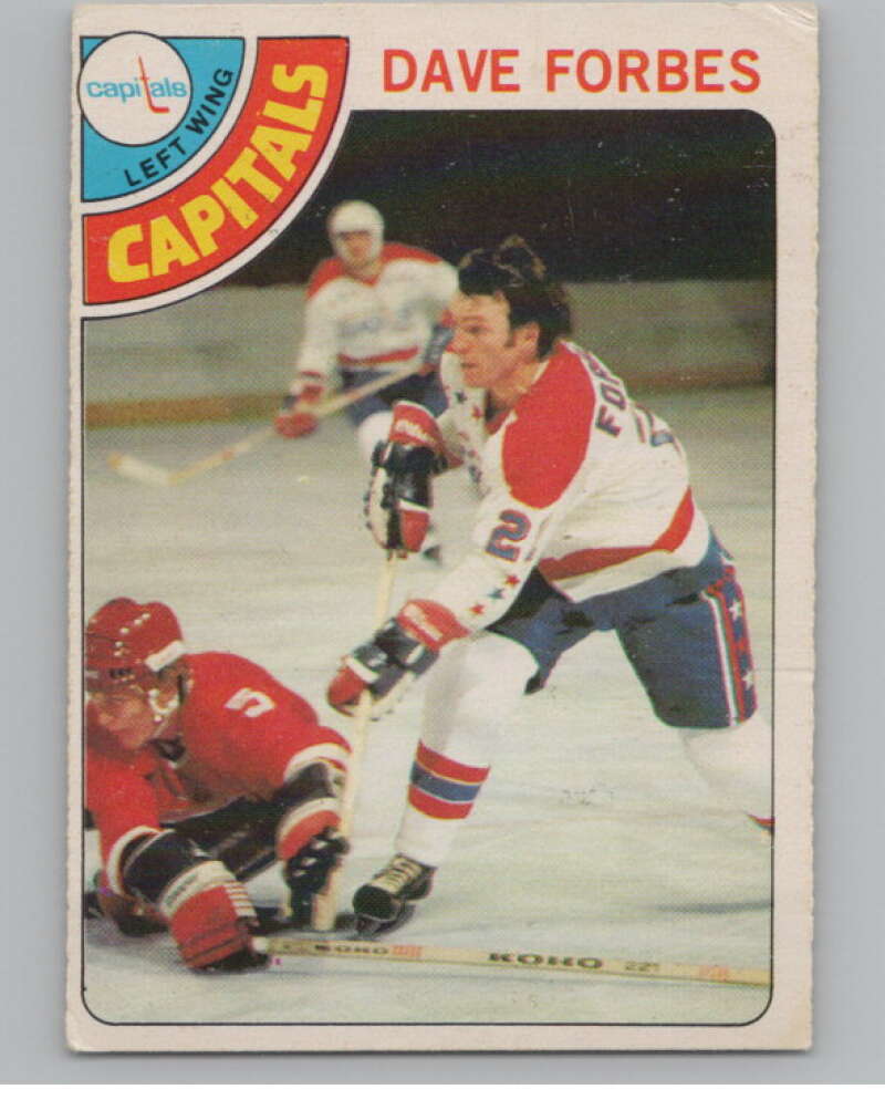 1978-79 O-Pee-Chee #167 Dave Forbes  Hockey Washington Capitals  V104075 Image 1